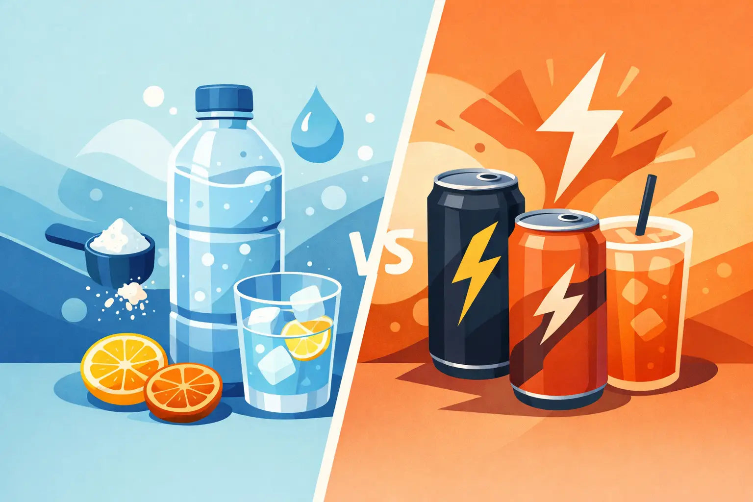 Hydration Powder vs Energy Drinks