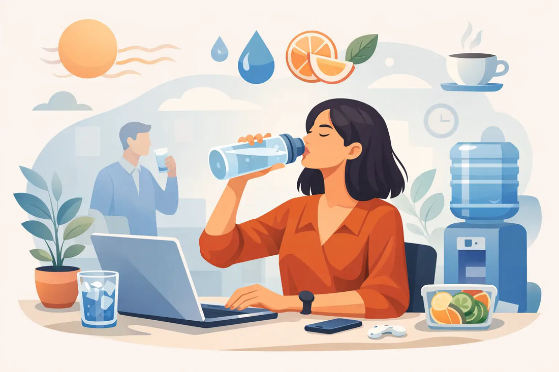 How to Stay Hydrated at Work All Day